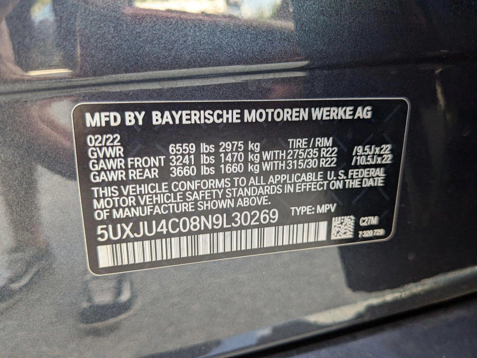 2022 BMW X5 M50i Vehicle Photo in Pompano Beach, FL 33064