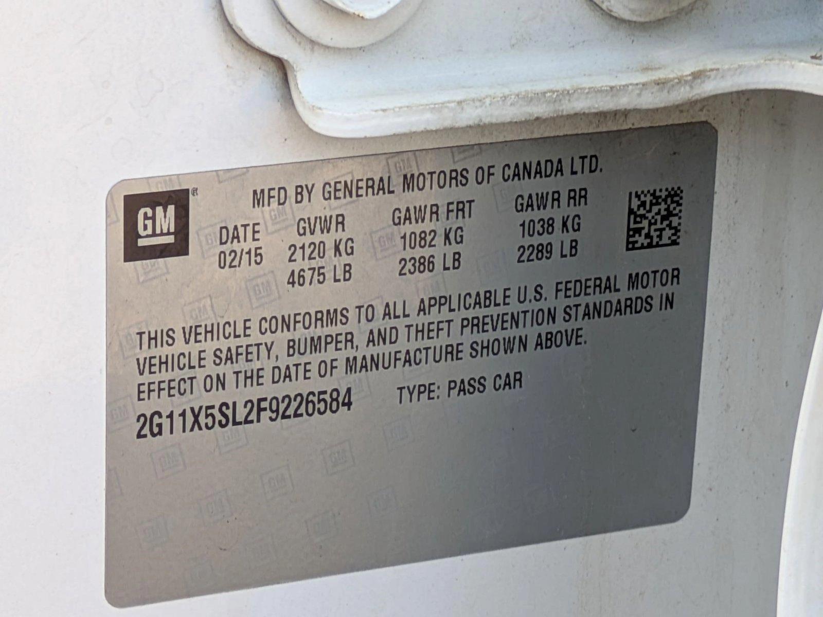2015 Chevrolet Impala Vehicle Photo in Jacksonville, FL 32244