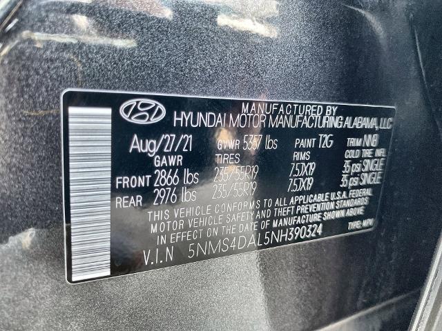 2022 Hyundai Santa Fe Vehicle Photo in WILLIAMSVILLE, NY 14221-2883