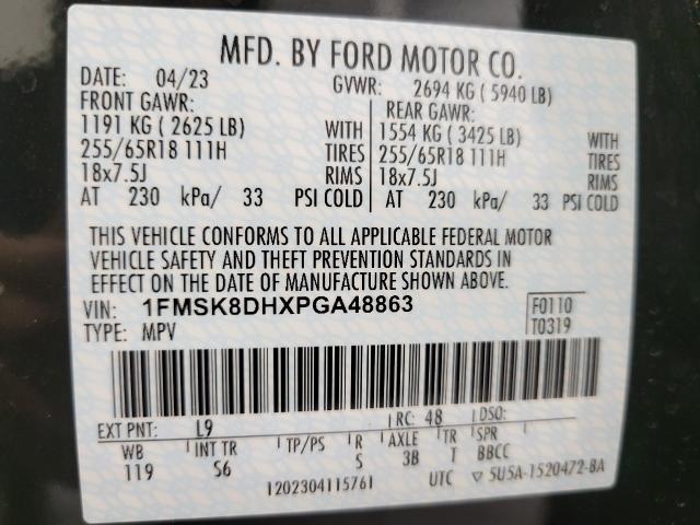2023 Ford Explorer Vehicle Photo in Oshkosh, WI 54901