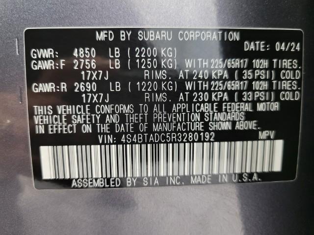 2024 Subaru Outback Vehicle Photo in Oshkosh, WI 54904