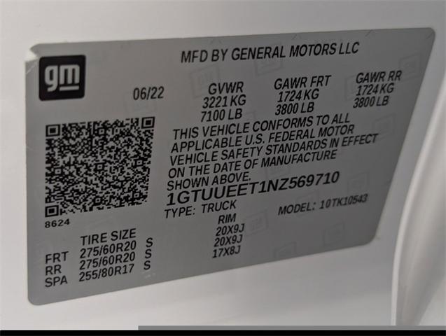 2022 GMC Sierra 1500 Vehicle Photo in ENGLEWOOD, CO 80113-6708