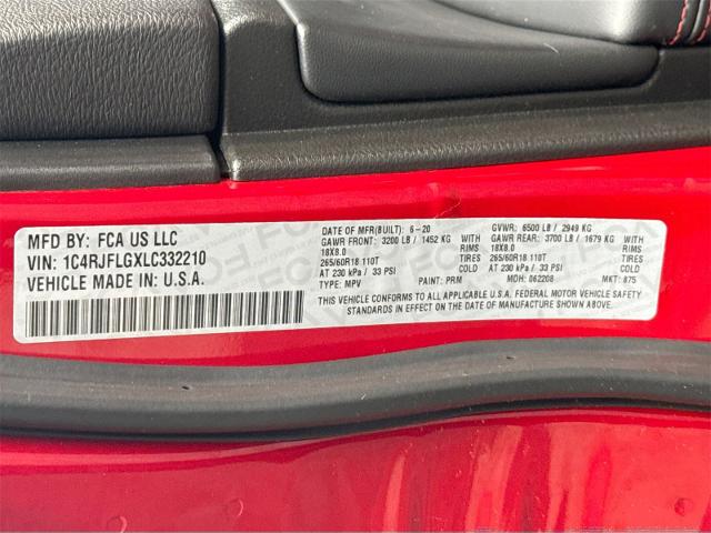 2020 Jeep Grand Cherokee Vehicle Photo in EVERETT, WA 98203-5662