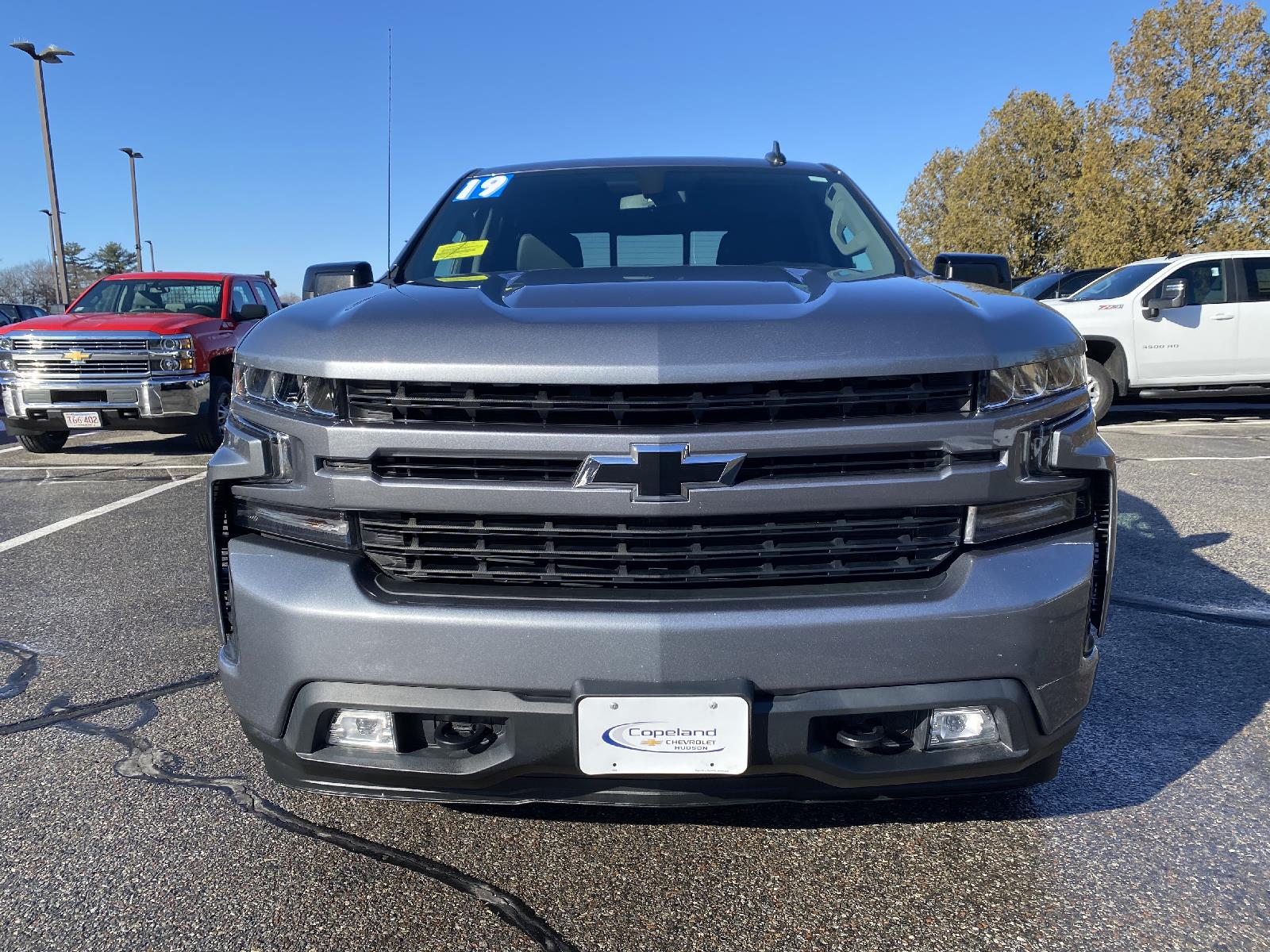 Used 2019 Chevrolet Silverado 1500 RST with VIN 1GCRYEEDXKZ348685 for sale in Hudson, MA