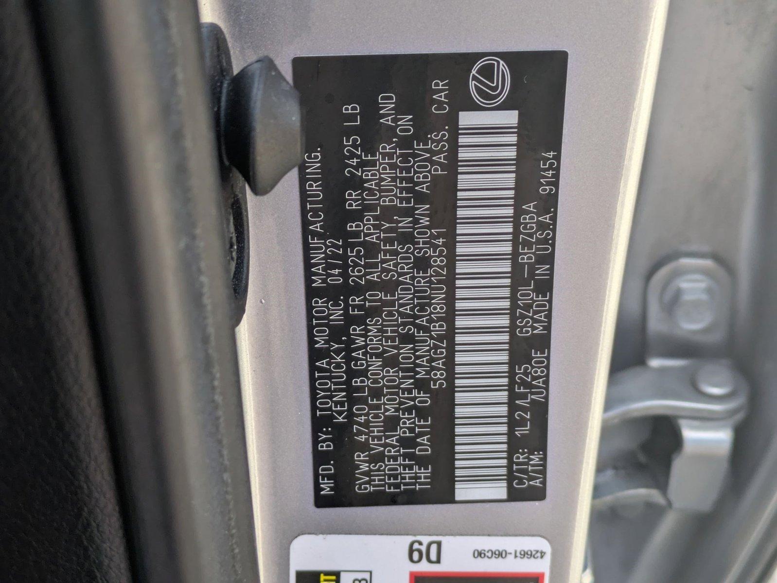 2022 Lexus ES 350 Vehicle Photo in Coconut Creek, FL 33073