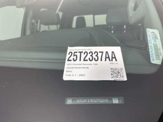 2025 Chevrolet Silverado 1500 Vehicle Photo in GILBERT, AZ 85297-0402
