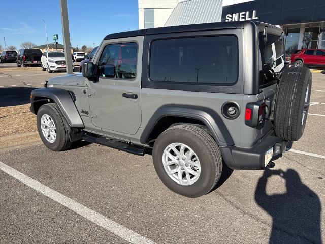 Used 2023 Jeep Wrangler 2-Door Sport S with VIN 1C4HJXAG2PW650489 for sale in Mankato, Minnesota