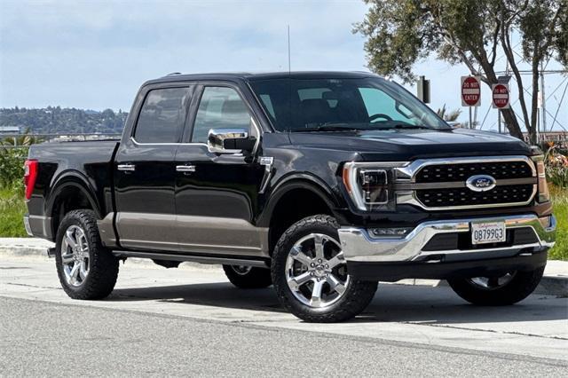 Used 2021 Ford F-150 King Ranch with VIN 1FTFW1E84MFA53395 for sale in Redwood City, CA