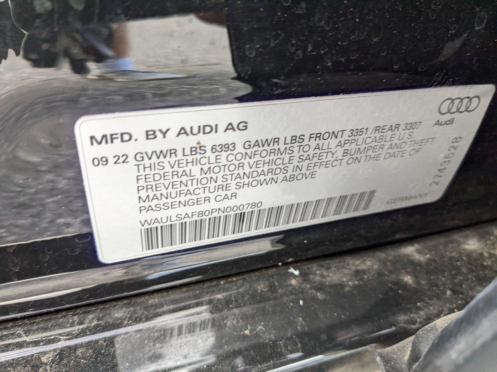 2023 Audi S8 Vehicle Photo in Orlando, FL 32811