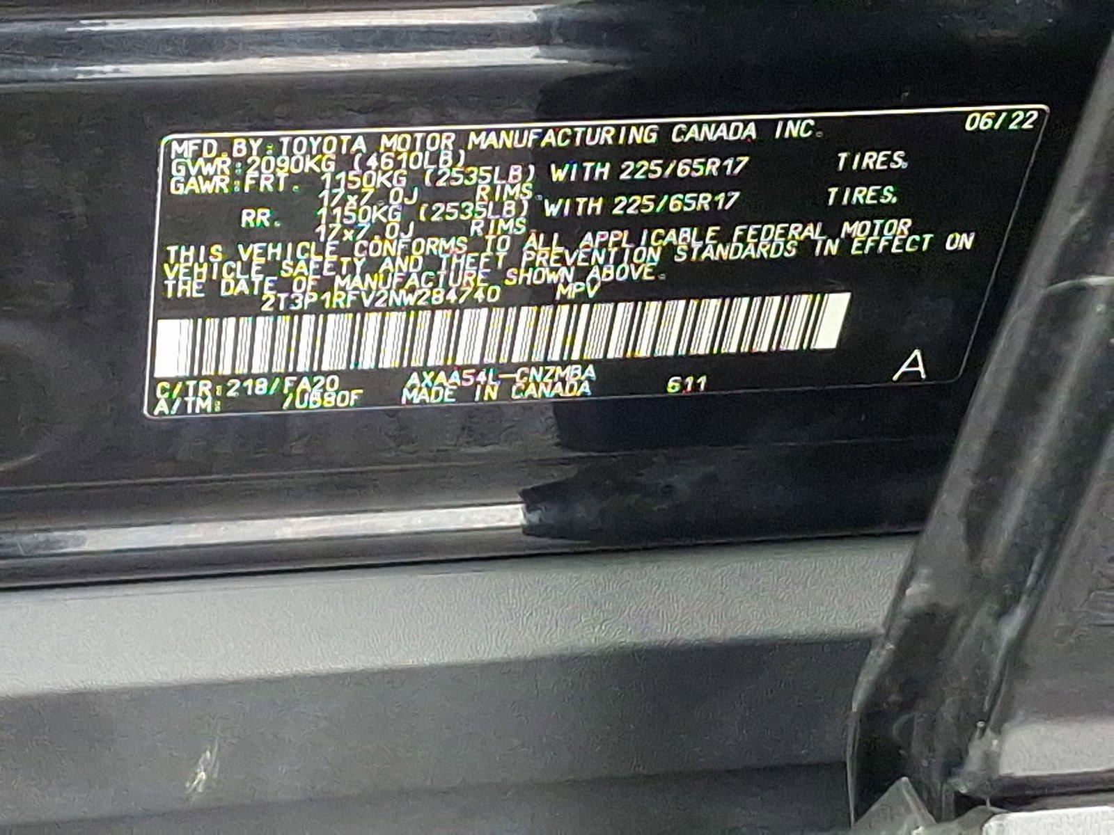 2022 Toyota RAV4 Vehicle Photo in Harrisburg, PA 17111