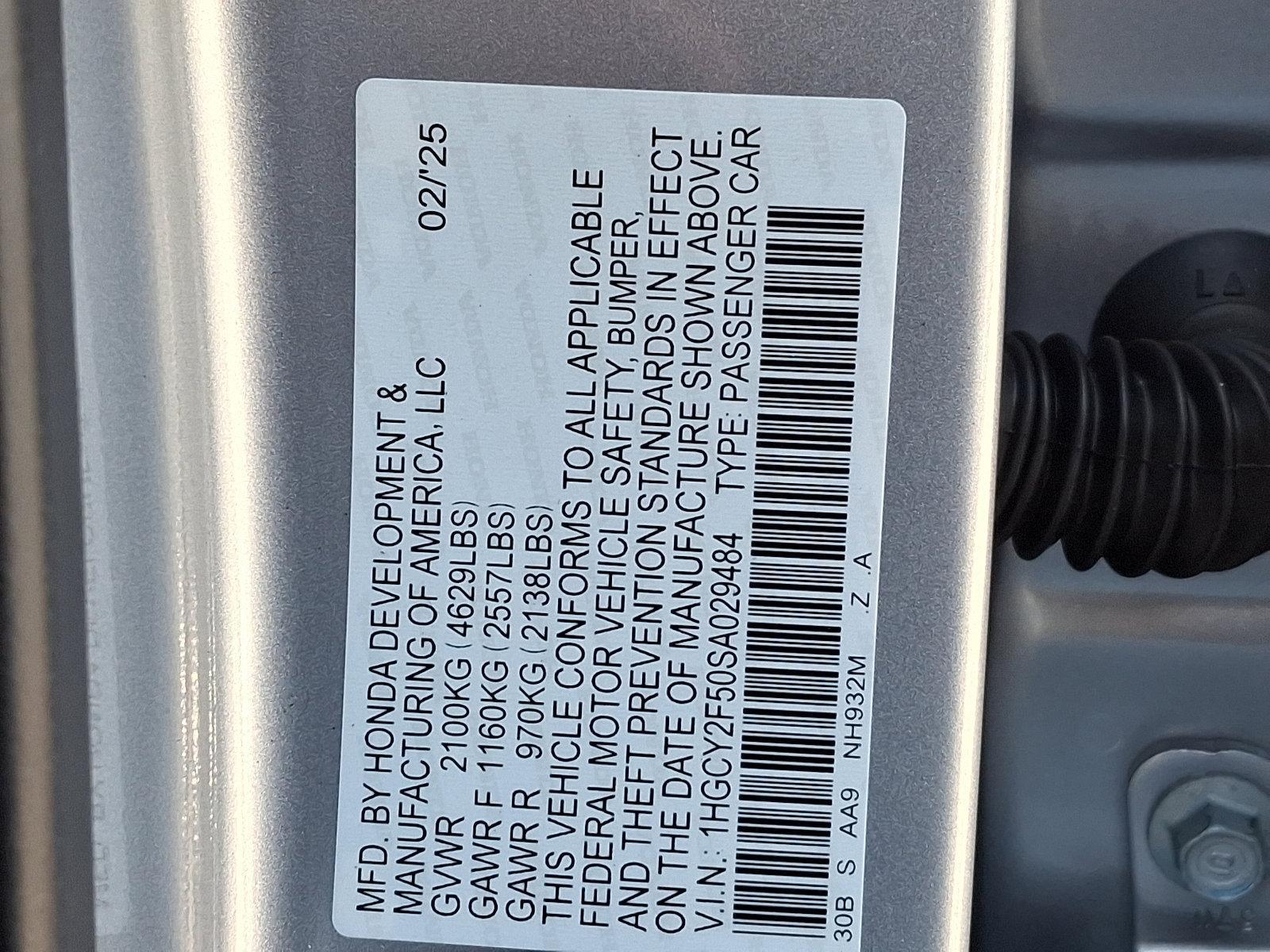 2025 Honda Accord Hybrid Vehicle Photo in Harrisburg, PA 17111