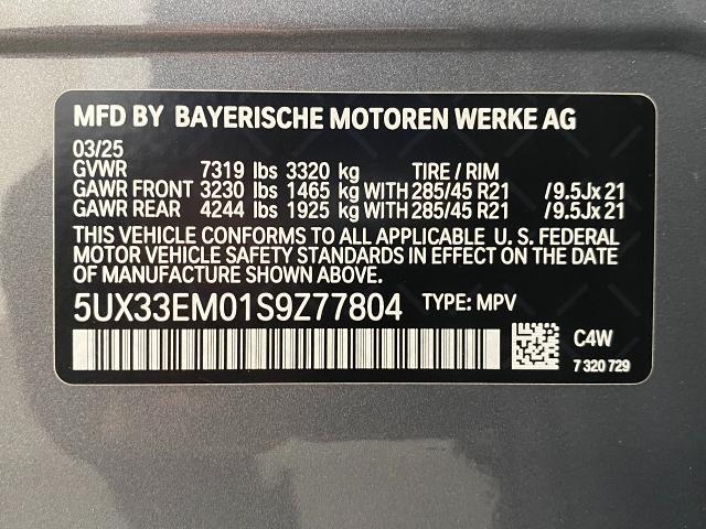 2025 BMW X7 M60i Vehicle Photo in Appleton, WI 54913