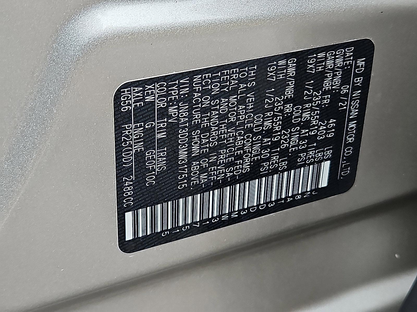 2021 Nissan Rogue Vehicle Photo in Jenkintown, PA 19046