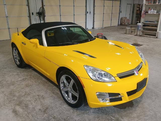 Sunburst Yellow 2007 Saturn Sky Roadster Convertible Rear-Wheel Drive Automatic