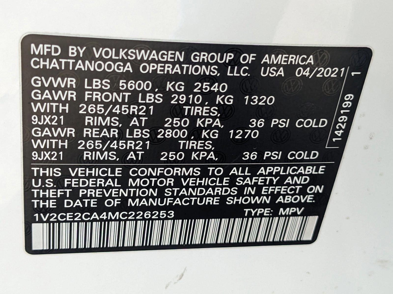 2021 Volkswagen Atlas Cross Sport Vehicle Photo in MIAMI, FL 33172-3015