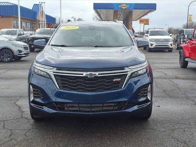 Certified 2022 Chevrolet Equinox RS with VIN 3GNAXMEV3NS163163 for sale in Taylor, MI