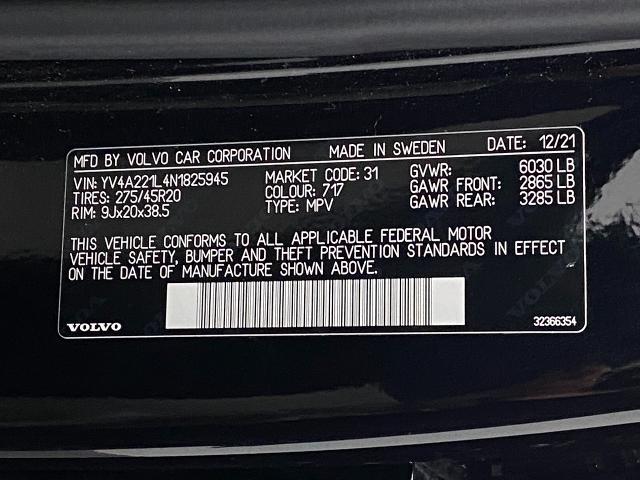 2022 Volvo XC90 Vehicle Photo in Appleton, WI 54913