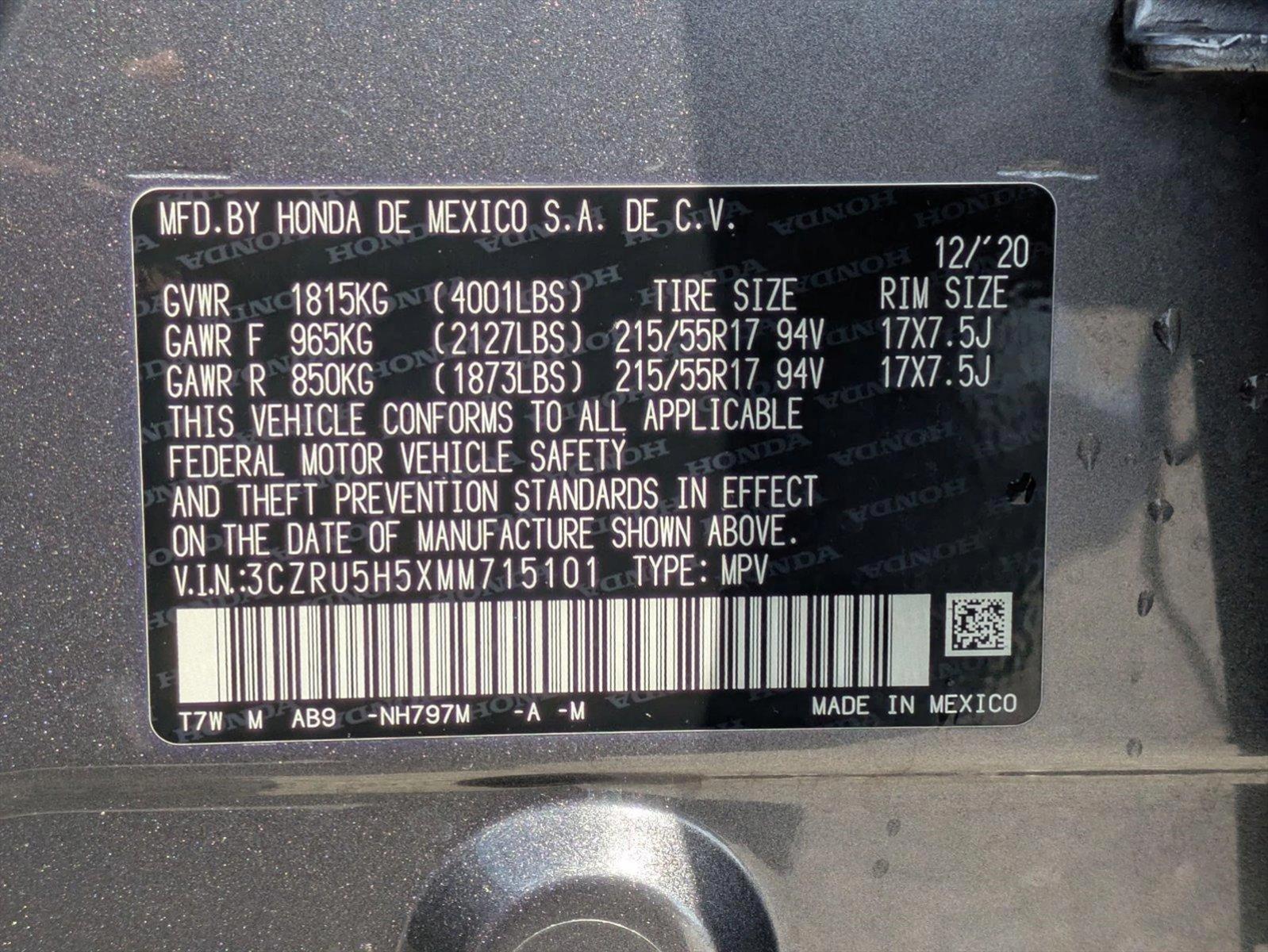 2021 Honda HR-V Vehicle Photo in Valencia, CA 91355-1794