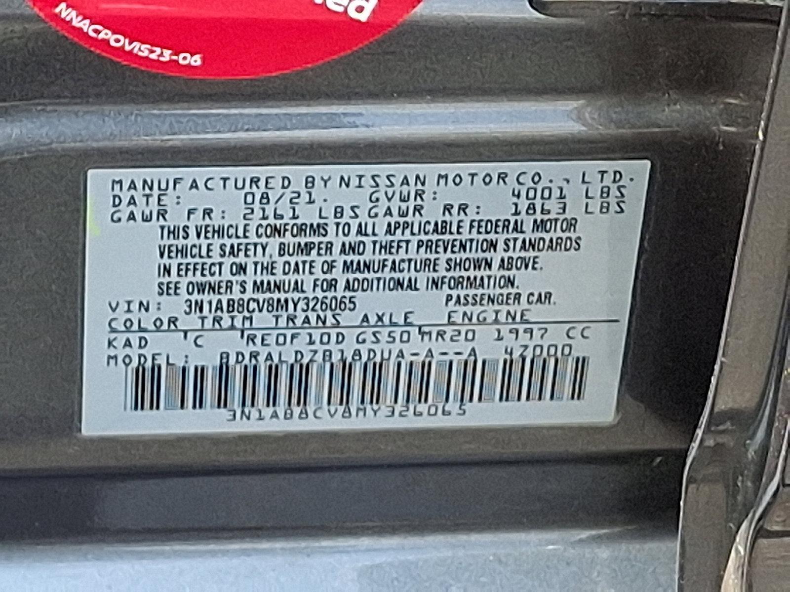 2021 Nissan Sentra Vehicle Photo in Harrisburg, PA 17111-1033