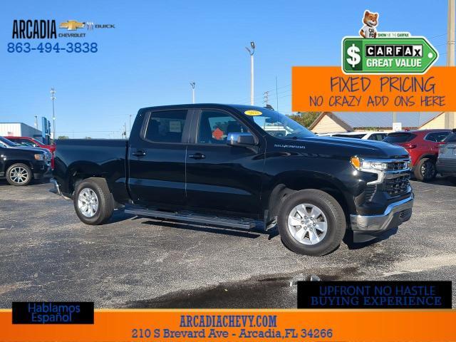 Used 2022 Chevrolet Silverado 1500 LT with VIN 1GCPACEK8NZ593553 for sale in Arcadia, FL