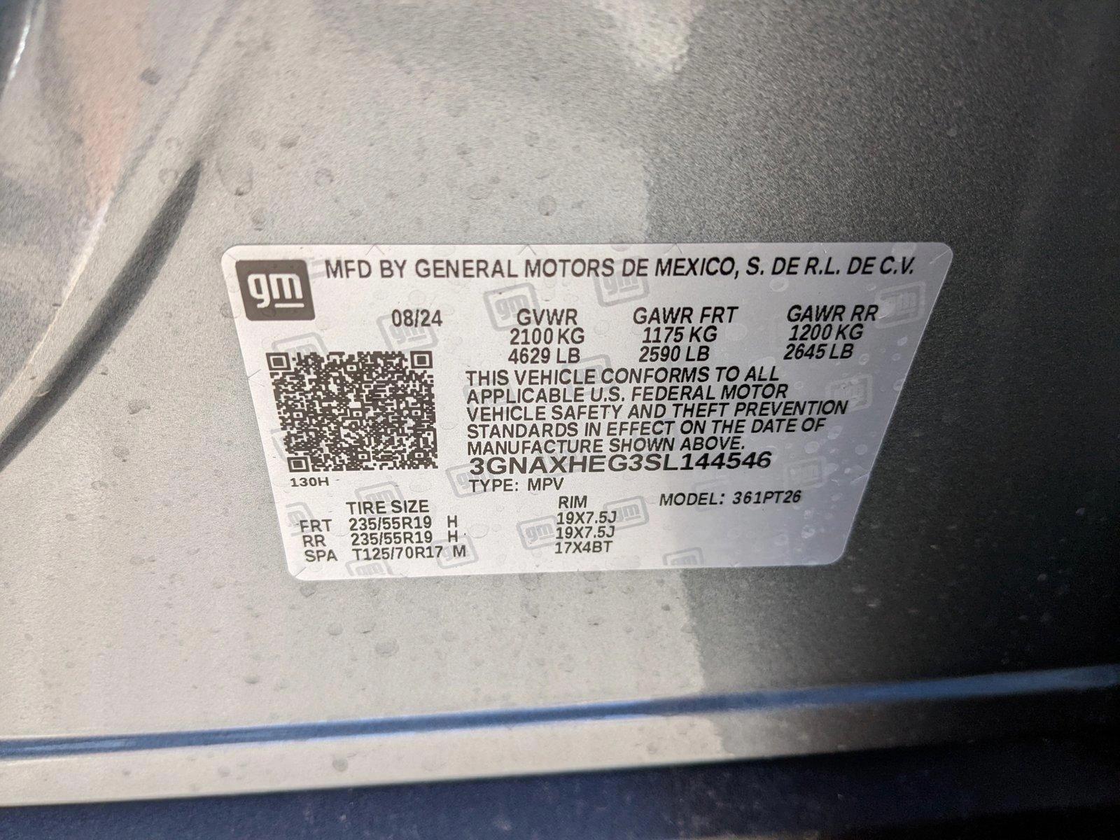 2025 Chevrolet Equinox Vehicle Photo in ORLANDO, FL 32808-7998