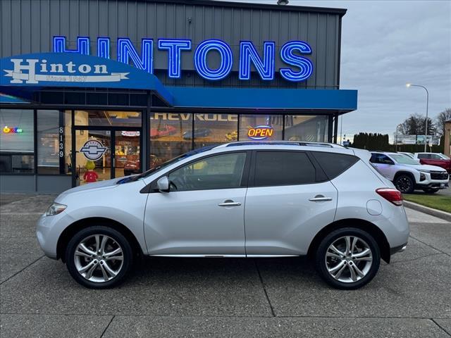 Used 2012 Nissan Murano LE with VIN JN8AZ1MW0CW205175 for sale in Lynden, WA