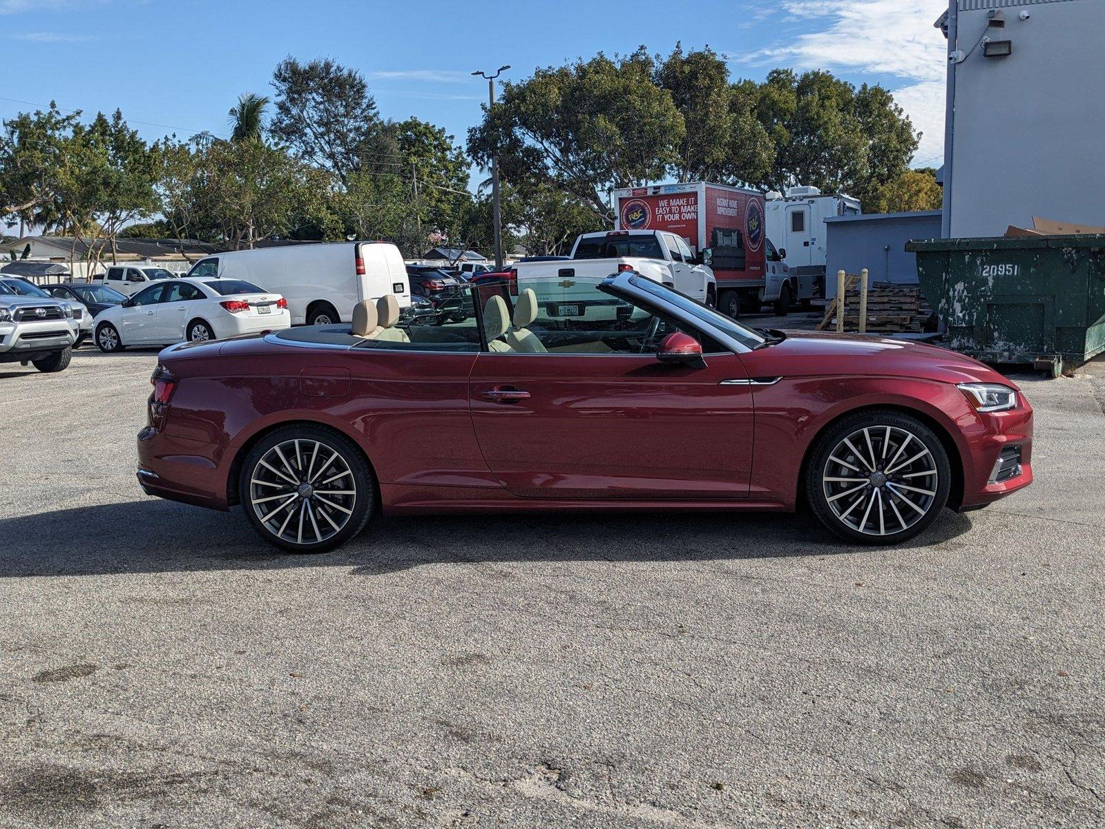 2019 Audi A5 Cabriolet Vehicle Photo in GREENACRES, FL 33463-3207