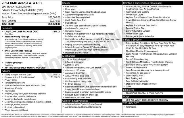 2024 GMC Acadia Vehicle Photo in DANBURY, CT 06810-5034