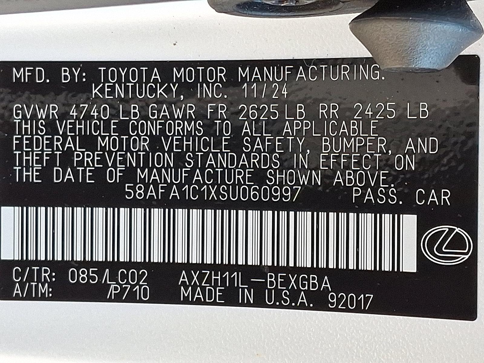 2025 Lexus ES 300h Vehicle Photo in Lancaster, PA 17601