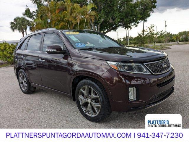 Used 2015 Kia Sorento SX with VIN 5XYKW4A75FG575790 for sale in Belle Glade, FL