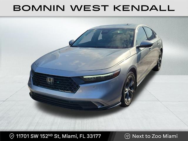 Used 2024 Honda Accord Hybrid EX-L with VIN 1HGCY2F69RA069663 for sale in Miami, FL