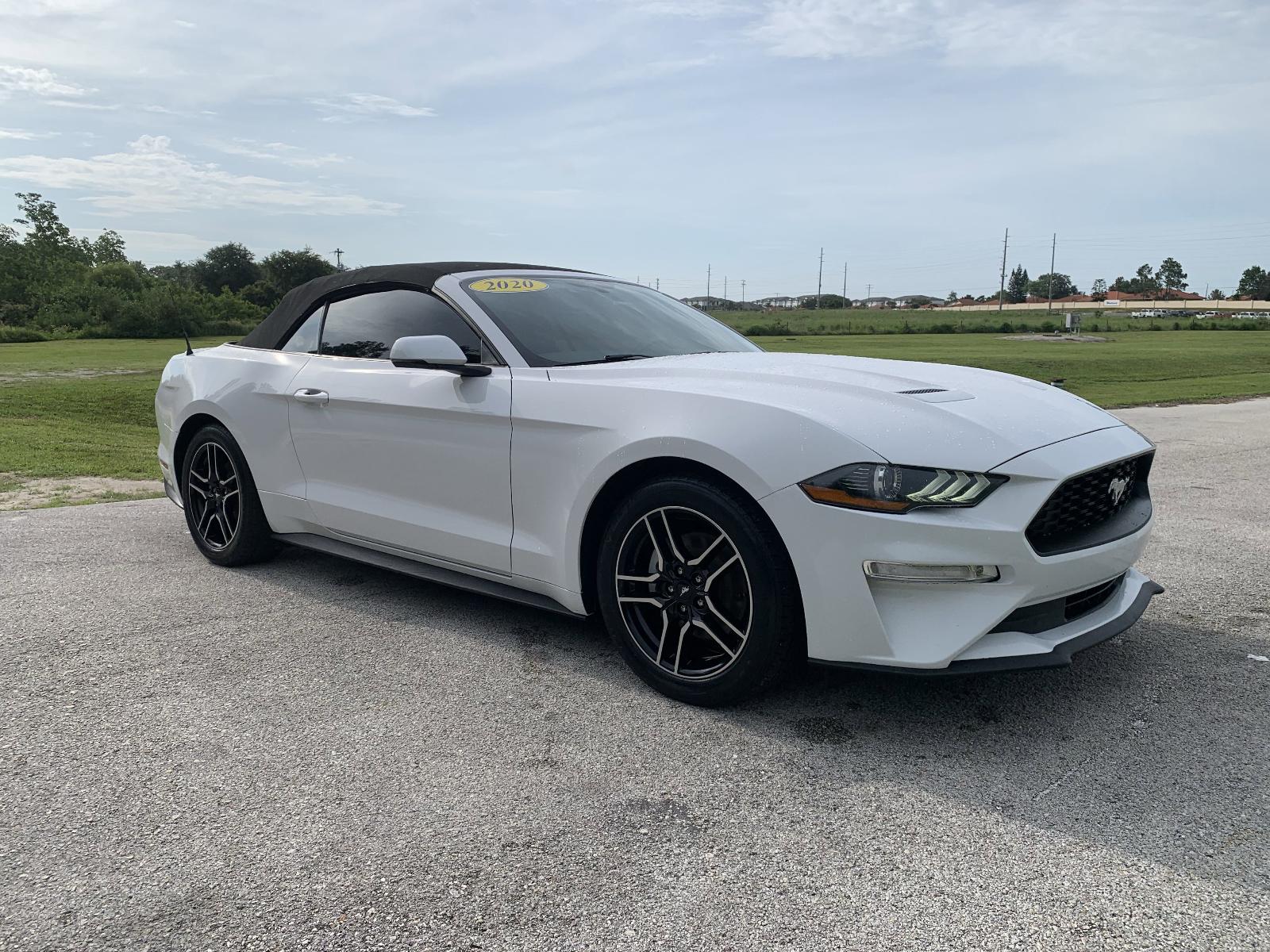 Used 2020 Ford Mustang EcoBoost Premium with VIN 1FATP8UH4L5179941 for sale in Winter Haven, FL
