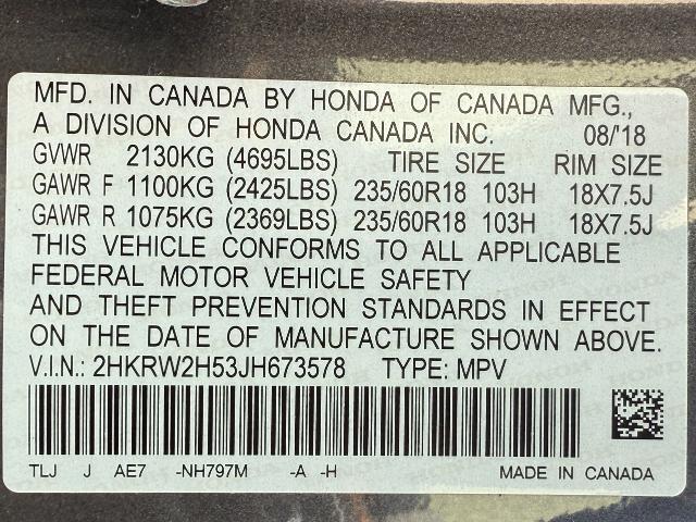 2018 Honda CR-V Vehicle Photo in Appleton, WI 54914