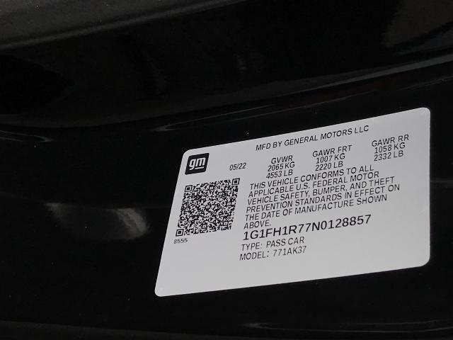 2022 Chevrolet Camaro Vehicle Photo in GREEN BAY, WI 54303-3330