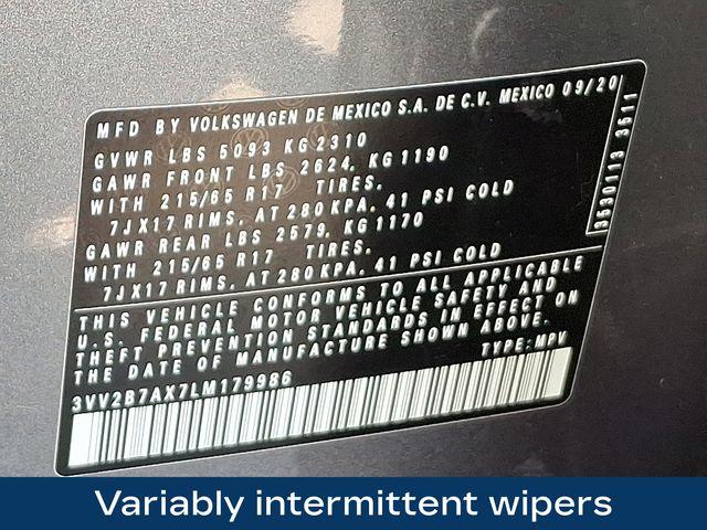 2020 Volkswagen Tiguan Vehicle Photo in PAWLING, NY 12564-3219