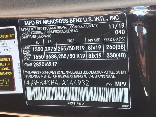 2020 Mercedes-Benz GLE Vehicle Photo in TREVOSE, PA 19053-4984