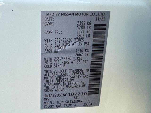 2022 Nissan Murano Vehicle Photo in COLUMBIA, MO 65203-3903