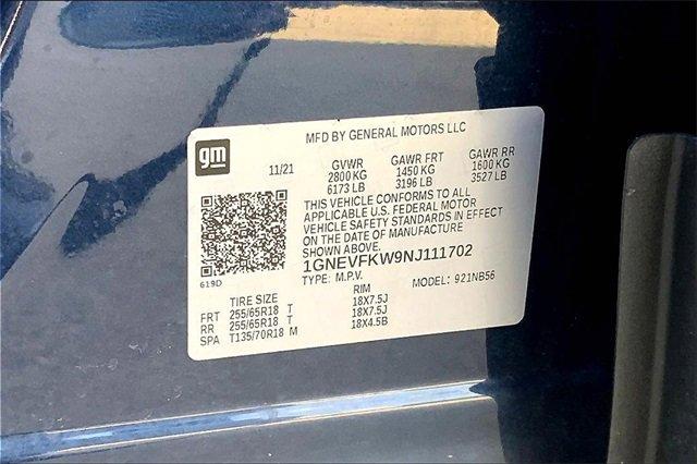 2022 Chevrolet Traverse Vehicle Photo in TOPEKA, KS 66609-0000