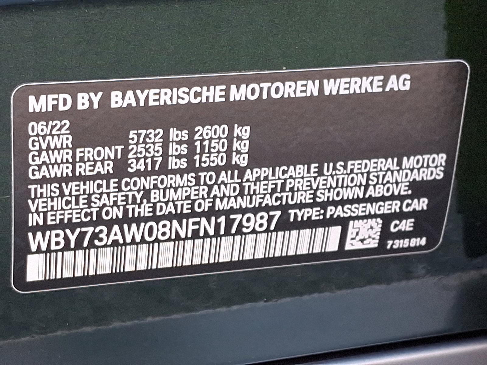 2022 BMW i4 Vehicle Photo in Lancaster, PA 17601