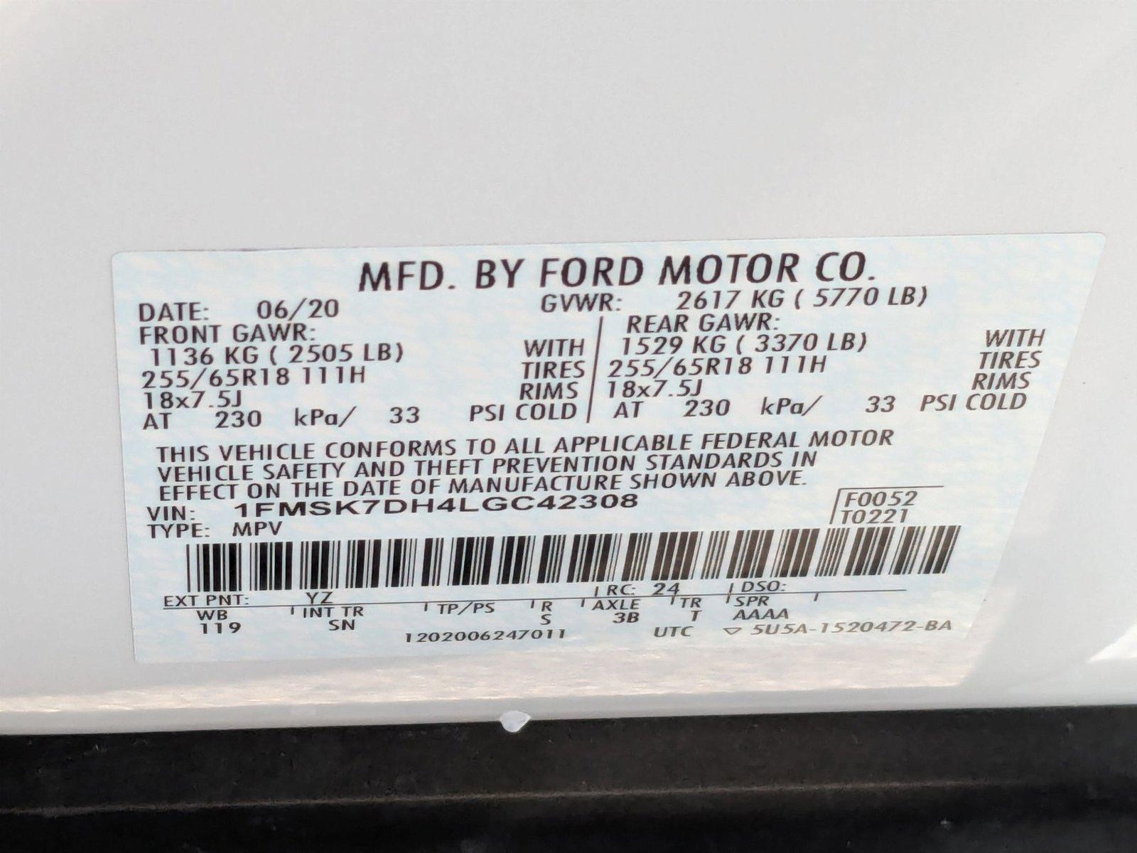 2020 Ford Explorer Vehicle Photo in Miami, FL 33015