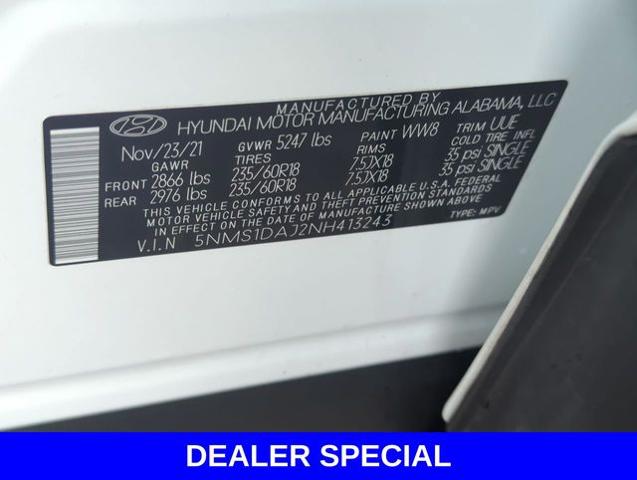 2022 Hyundai SANTA FE Vehicle Photo in Merrillville, IN 46410