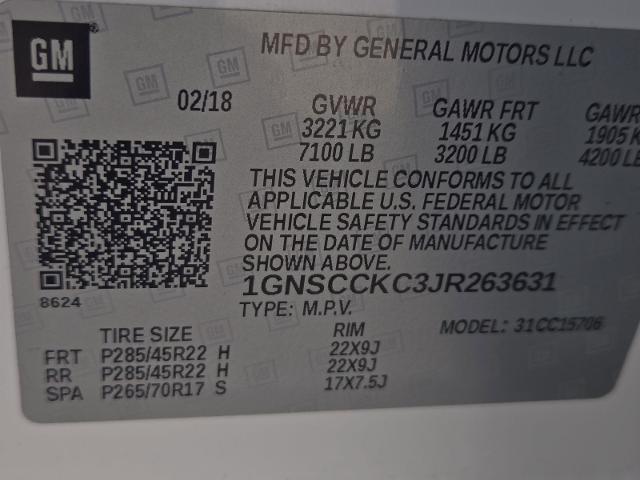 2018 Chevrolet Tahoe Vehicle Photo in Weatherford, TX 76087