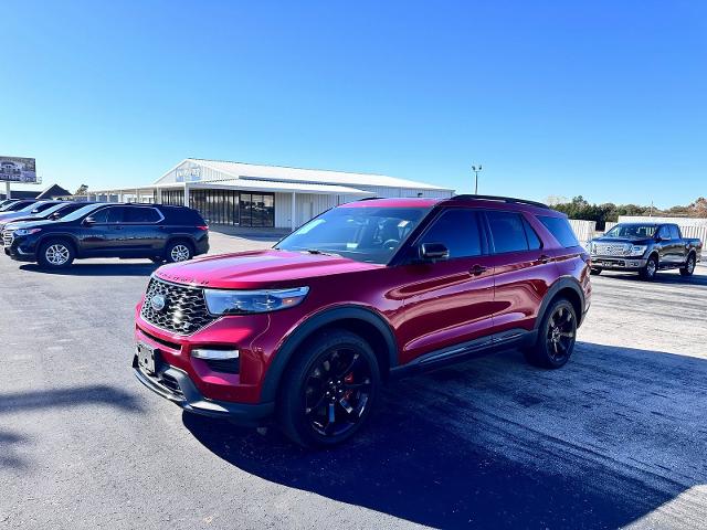 Used 2021 Ford Explorer ST with VIN 1FM5K8GC0MGC22948 for sale in Blanchard, OK