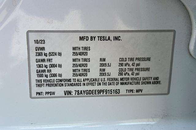 2023 Tesla Model Y Vehicle Photo in SPOKANE, WA 99202-2191