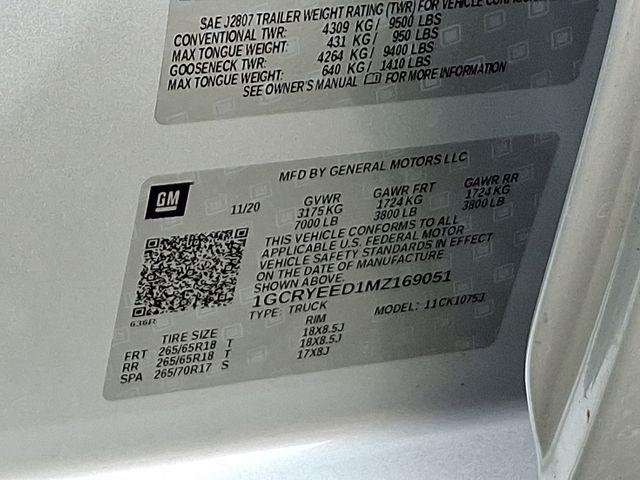 2021 Chevrolet Silverado 1500 Vehicle Photo in DANBURY, CT 06810-5034