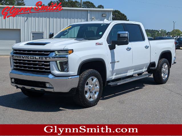 Summit White 2022 Chevrolet Silverado 2500HD LTZ Crew Cab 4WD Pickup Truck Four-Wheel Drive Automatic