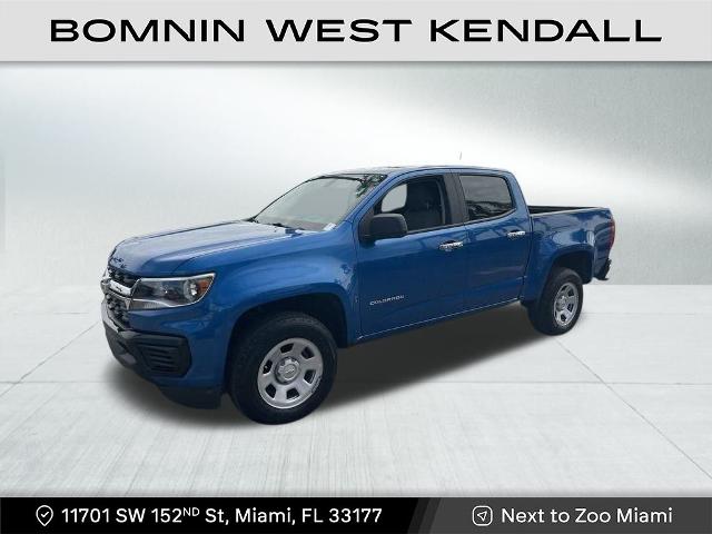 Used 2021 Chevrolet Colorado Work Truck with VIN 1GCGSBEN8M1296524 for sale in Miami, FL