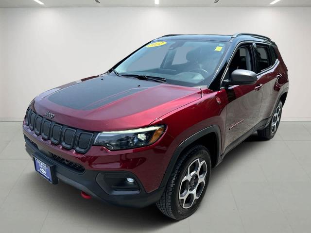 Used 2022 Jeep Compass Trailhawk with VIN 3C4NJDDB8NT141012 for sale in Dartmouth, MA