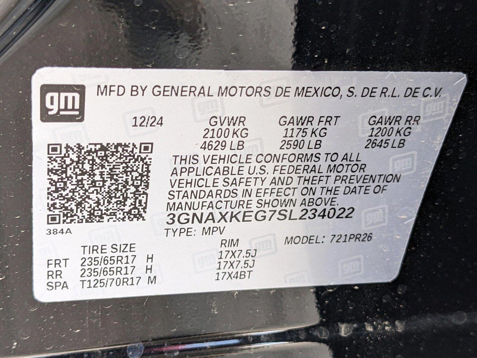 2025 Chevrolet Equinox Vehicle Photo in MIAMI, FL 33172-3015