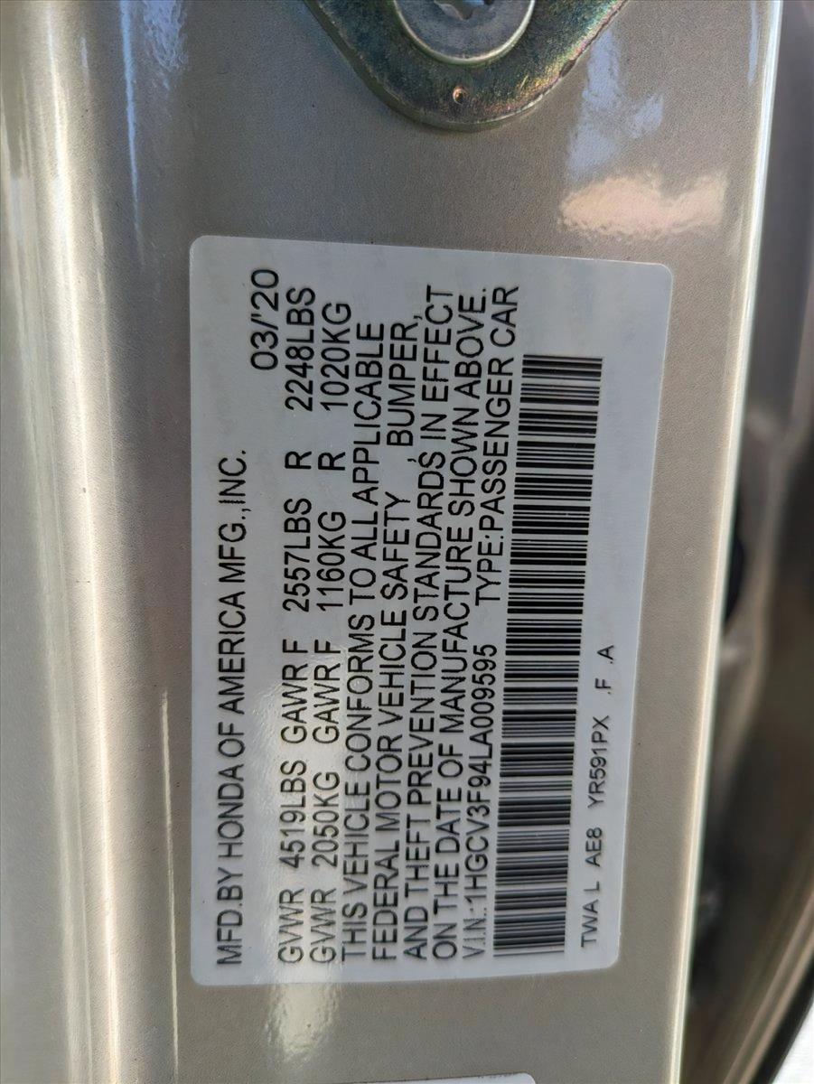 2020 Honda Accord Hybrid Vehicle Photo in Sanford, FL 32771